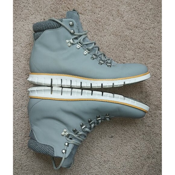 Cole Haan Men's Zerogrand Gray Leather Chukka Ankle Hiking Boot 10 - Picture 2 of 9